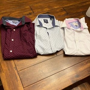Mens slim fit dress shirts